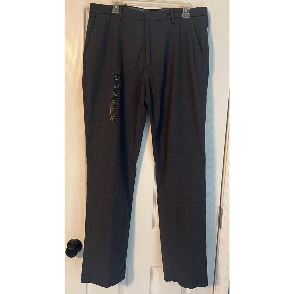 Banana Republic Kentfield Pants Mens 35x34 NWT Gray Vintage Straight Dress Pants
